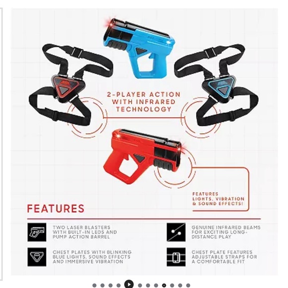 Sharper Image Laser Tag Shooting Game - Picture 7 of 10